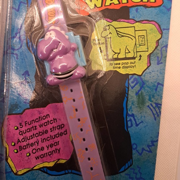 NIB- Disney MINNIE MOUSE 10 pictures Kids Watch & Dinosaurs Quartz Watch - Picture 3 of 6